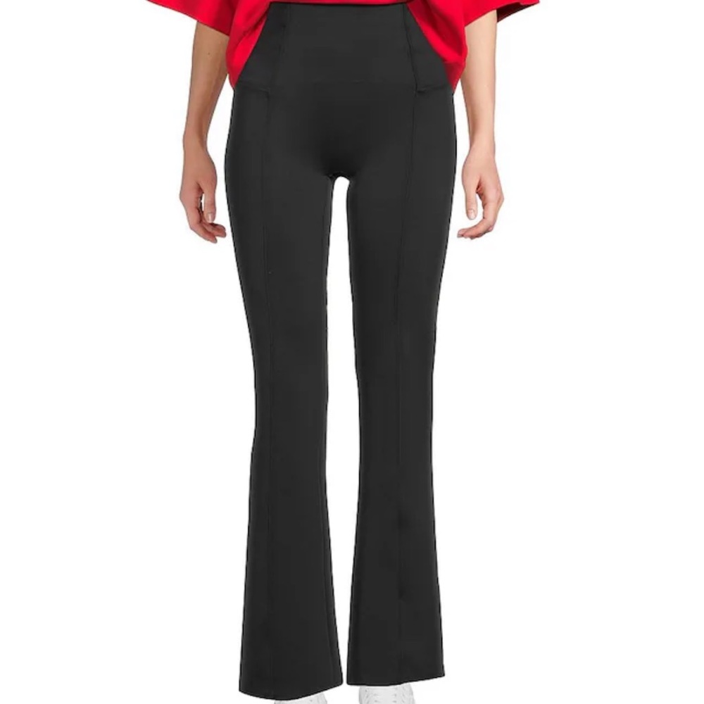 SPANX Black Boot-Cut Flare Pants